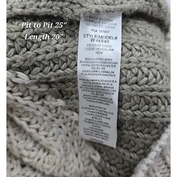 Splendid Margo Cardigan – Chunky Knit Cottagecore Minimalist Bubble Sleeve - S - Picture 6 of 8